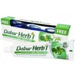 Зубная паста Хербл Базилик Дабур (Toothpaste Herb’l Basil Dabur), 150 г. + зубная щётка
